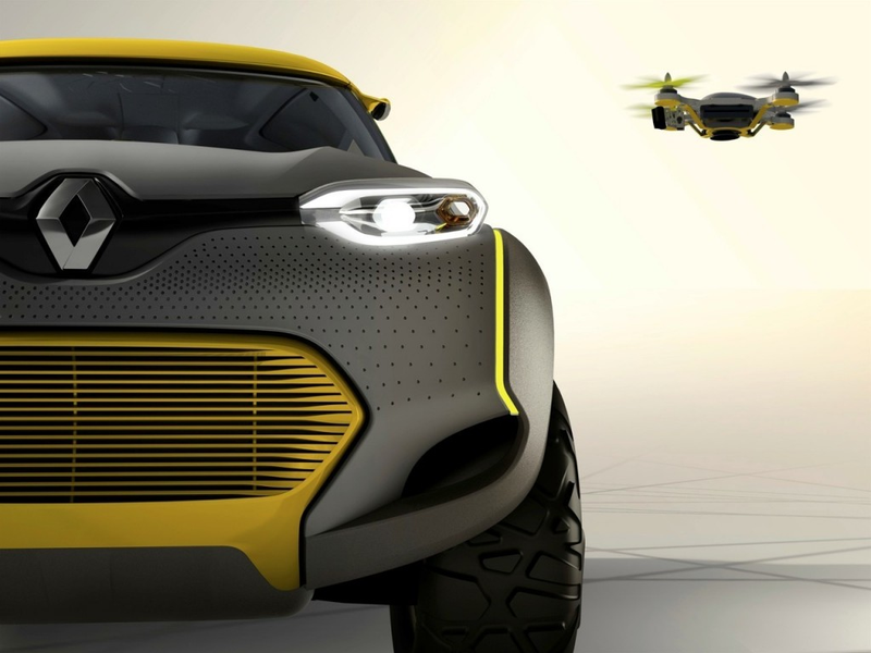 Illustration for article titled Este nuevo concepto de coche viene con dron explorador incorporado